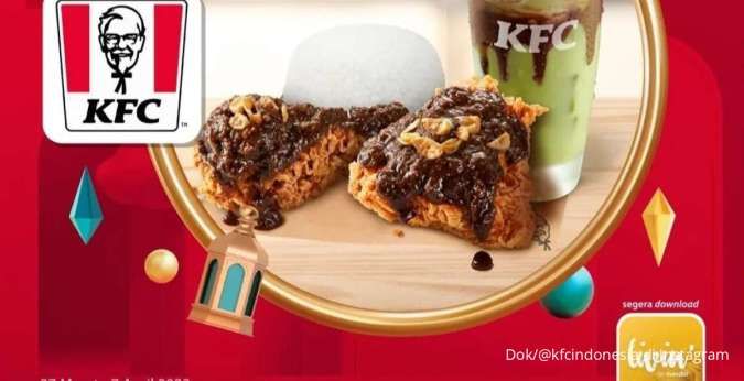 Promo KFC Terbaru Maret 2023 Spesial Ramadhan, Lebih Hemat Lewat Mandiri Debit/Kredit