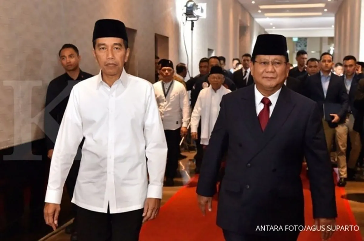Survei Populi: Elektabilitas Jokowi-Ma'ruf 54,1%, Prabowo-Sandi 31%