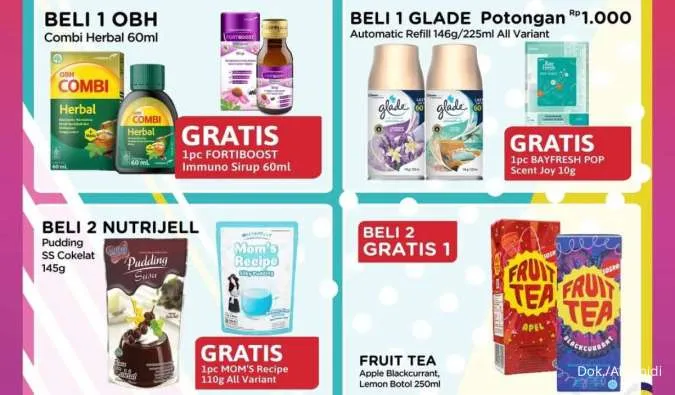 Promo Alfamidi Ngartis 1-15 Agustus 2025, Beli 1 Gratis 1 OBH Combi-Hemaviton