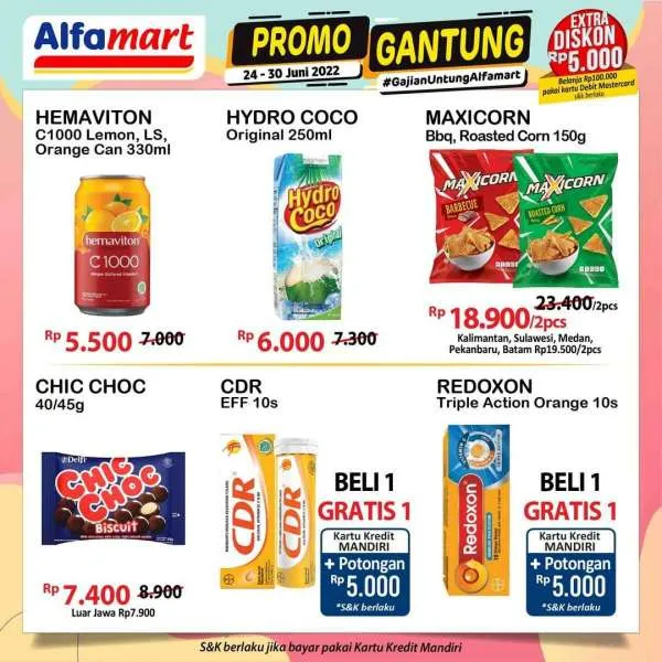Promo Alfamart Gantung Periode 24-30 Juni 2022