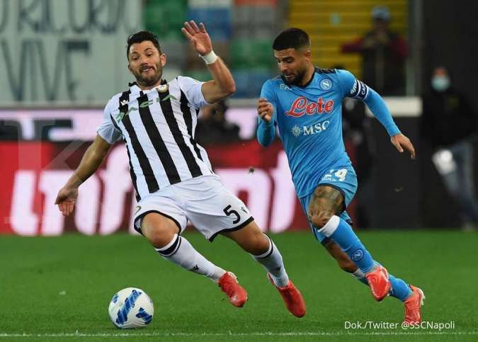 Hasil Liga Italia Serie A antara Udinese vs Napoli