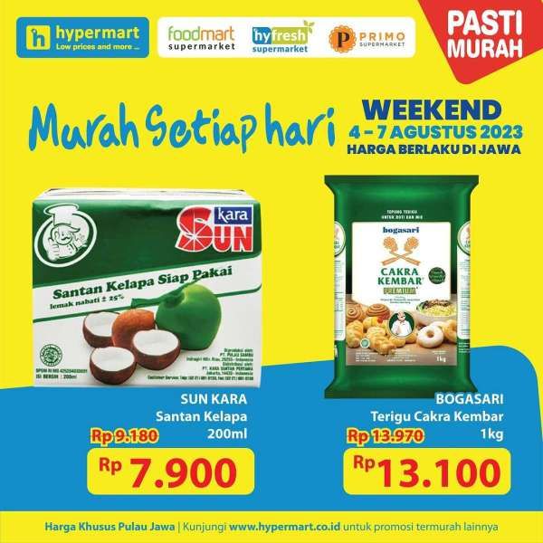 Katalog Harga Promo JSM Hypermart Terbaru 4-7 Agustus 2023