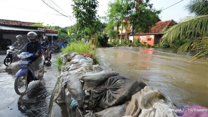 Sebagian Jakarta masih terendam banjir