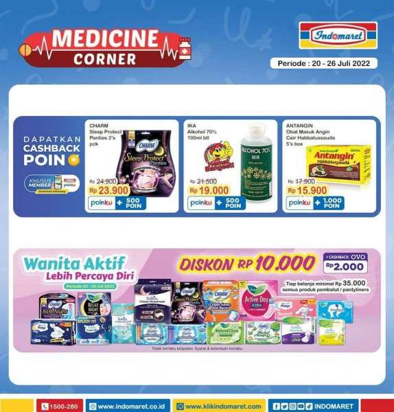 Promo Indomaret Super Hemat Mingguan Terbaru  20-26 Juli 2022