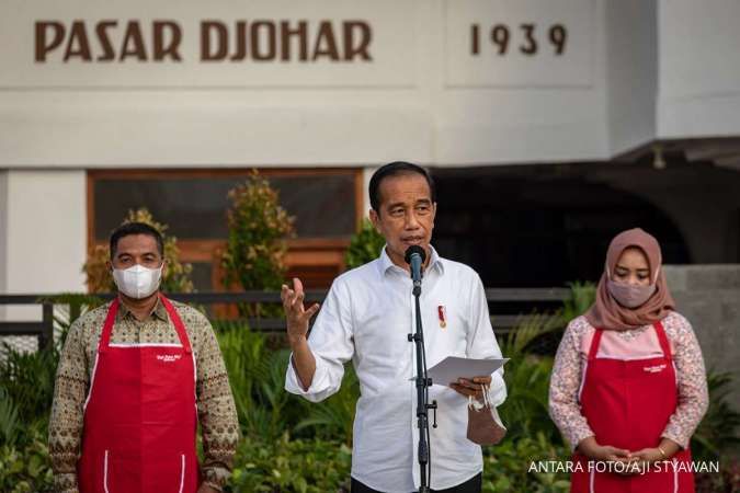 Resmikan Pasar Johar Semarang, Jokowi: Pasar Ramai Tanda Ekonomi Bergerak