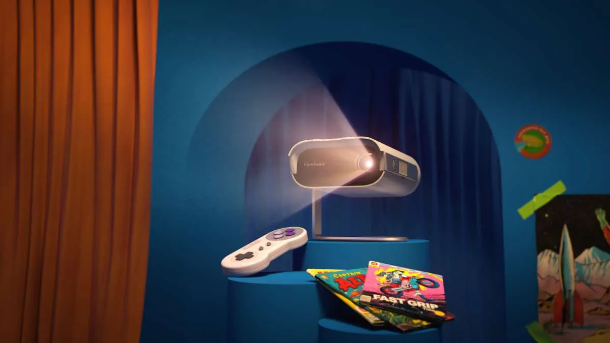 ViewSonic Rilis Proyektor M1 Pro Seukuran Telapak Tangan dengan Dudukan Fleksibel 