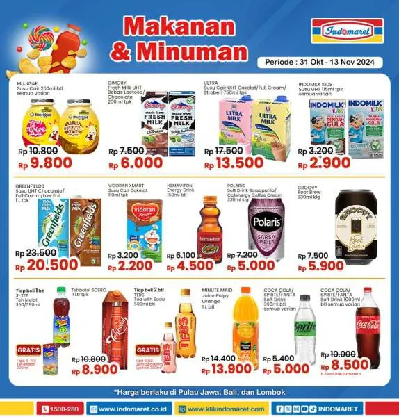 Promo Indomaret Super Hemat Periode 31 Oktober-13 November 2024