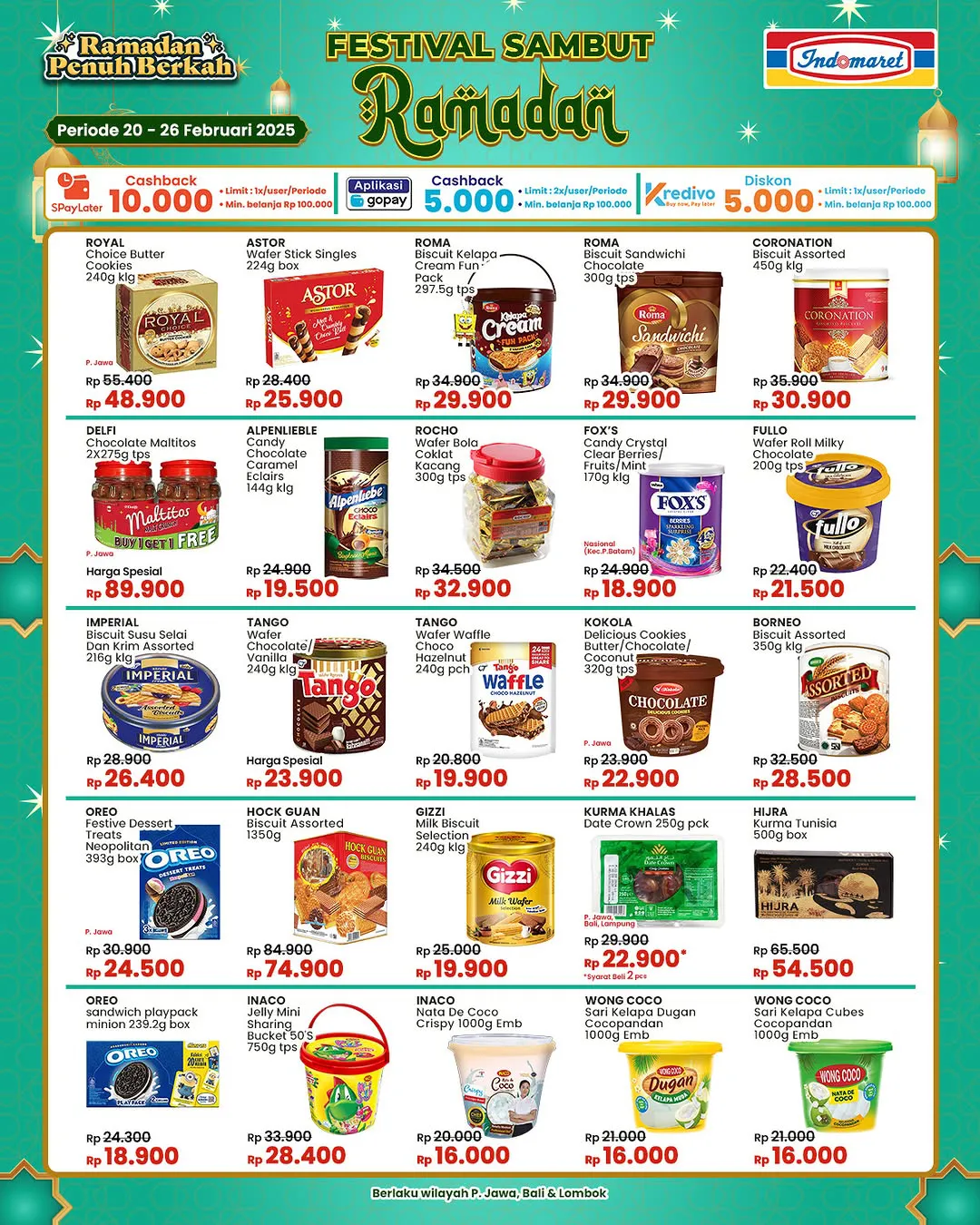 Promo Indomaret Sambut Ramadan Periode 20-26 Februari 2025
