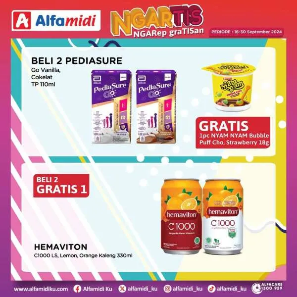 Promo Alfamidi Ngartis (Ngarep Gratisan) Periode 16-30 September 2024