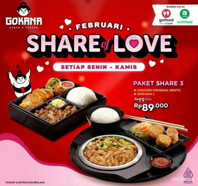 Gokana Paket Share of Love 3