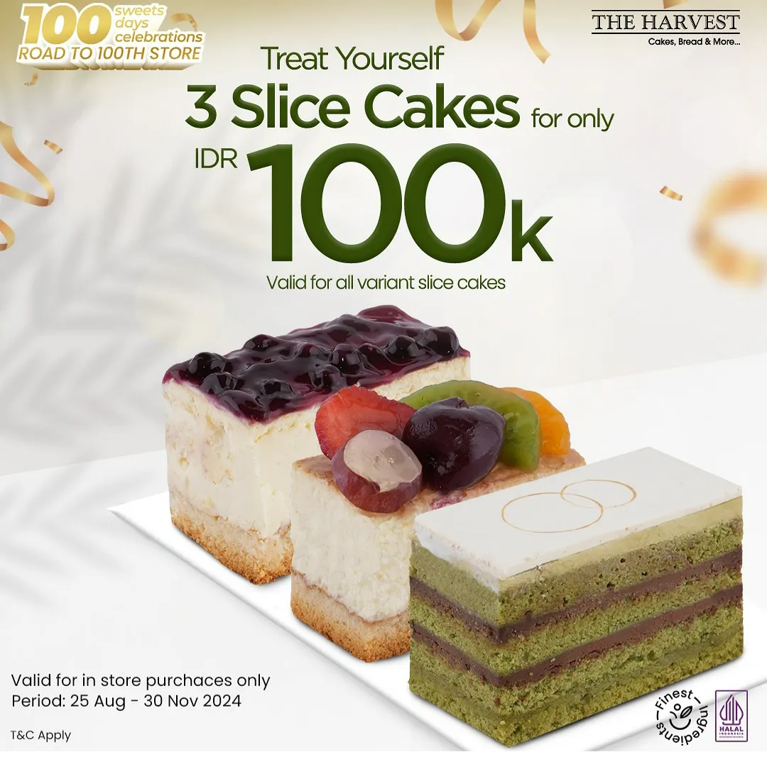 Promo The Harvest road to 100th store
