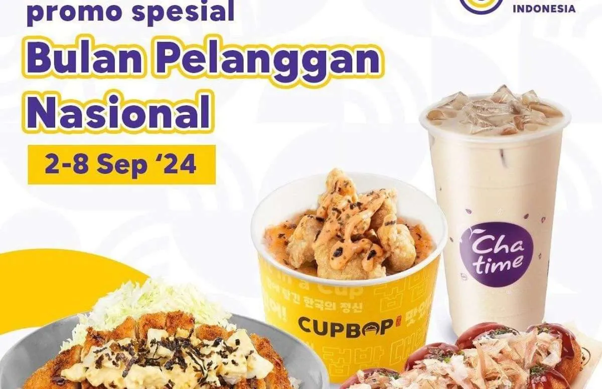 Promo Hari Pelanggan Nasional di HokBen dan Chatime, Harga Spesial di September 2024