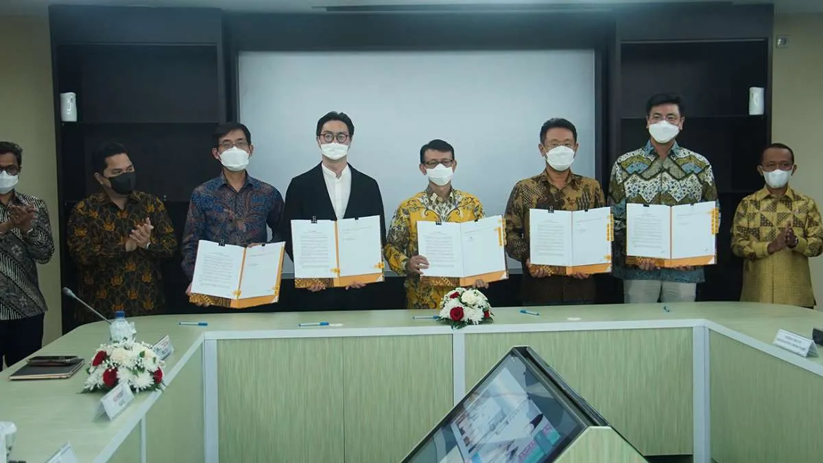 Kerja sama BUMN dengan Konsorsium LG siap bangun industri baterai di Indonesia