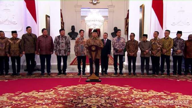 Prabowo Beri Nama Kabinet Merah Putih, Ada 7 Menteri Koordinator