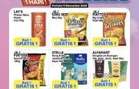 Promo 11.11 Alfamart Periode 11 November 2025, Beli 1 Gratis 1 Aneka Snack & Minuman