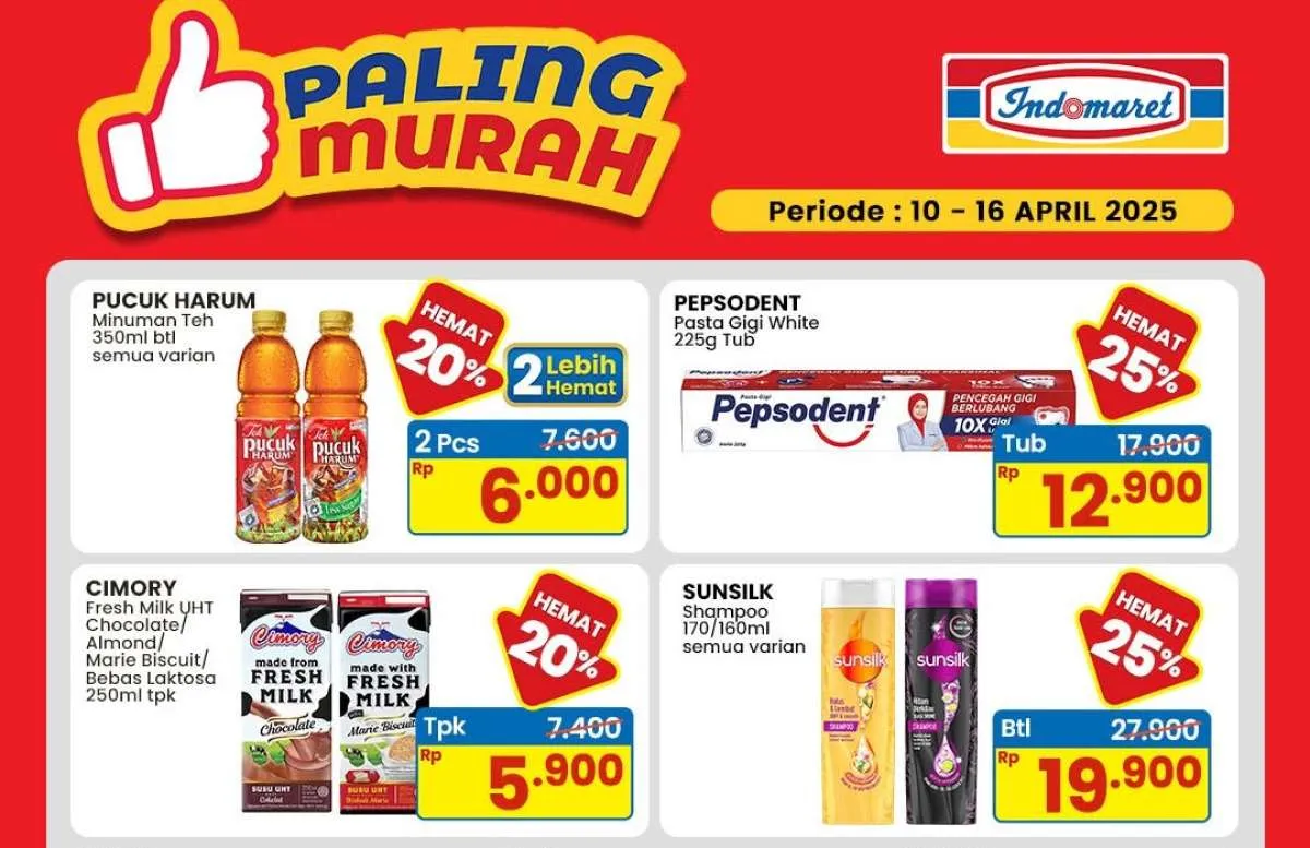 Promo Indomaret Weekend Terbaru April 2025, Pepsodent dan Sunsilk Hemat 25%