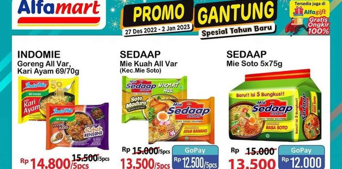 Harga Promo Alfamart Gantung 27 Desember 2022-2 Januari 2023, Lebih Hemat & Lengkap