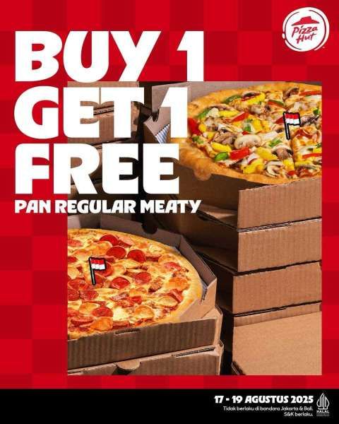 Promo Pizza Hut Merdeka 17-19 Agustus 2025