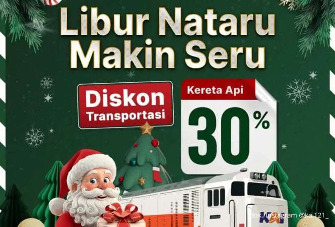 Pesan Tiket KAI Sekarang! Diskon 30% untuk Nataru 2025-2026