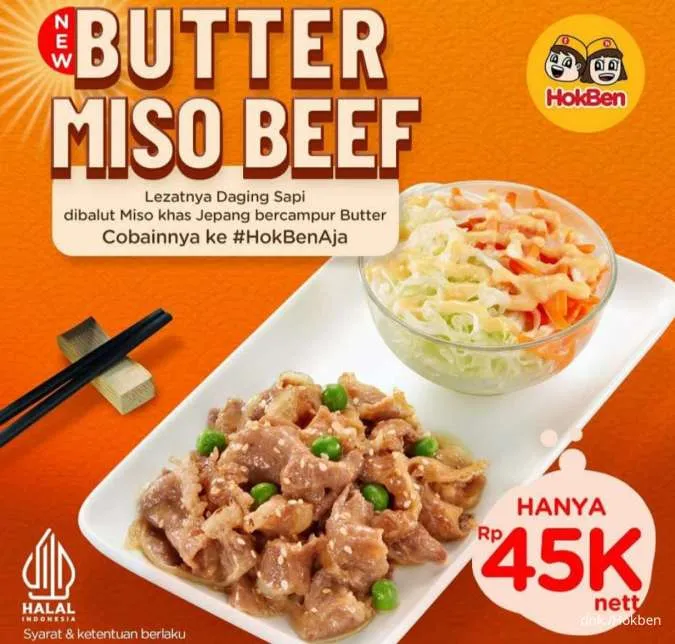 Hokben Butter Miso Beef