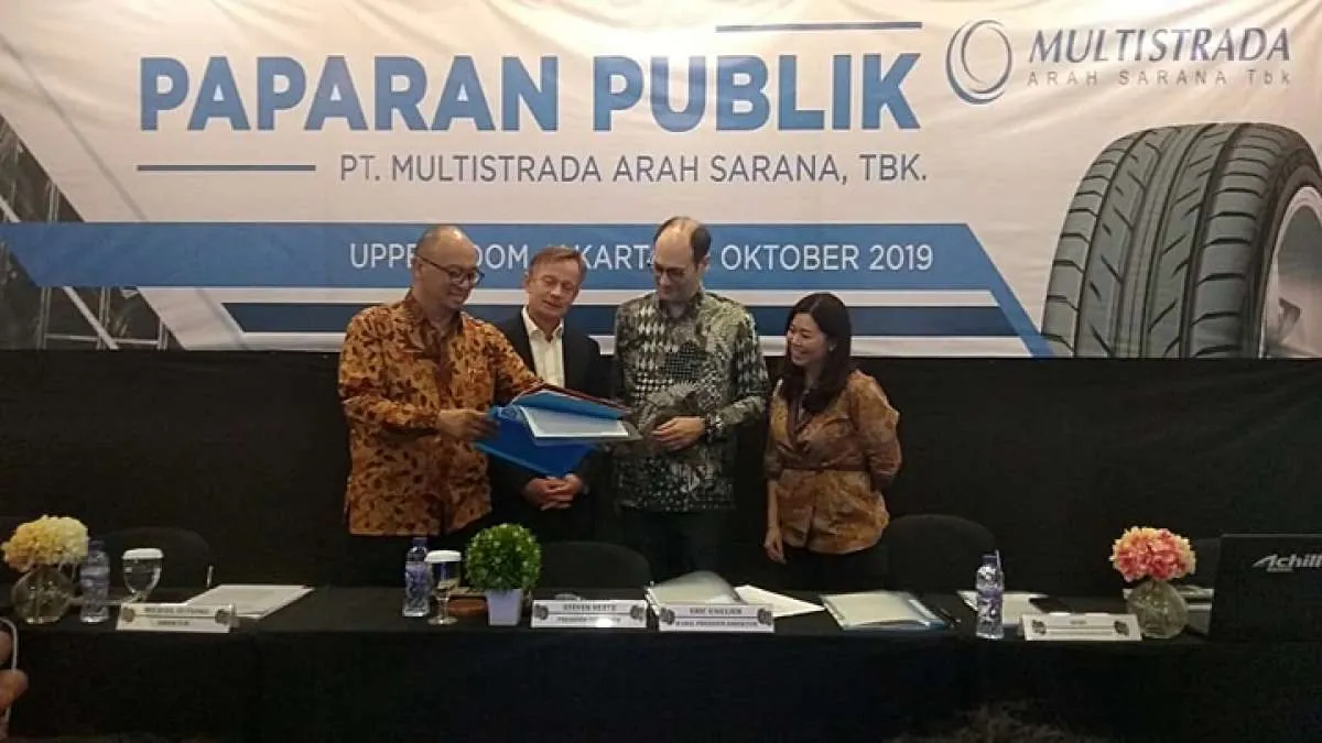  Volume penjualan PT Multistrada Arah Sarana Tbk (MASA) menurun