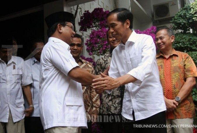 Prabowo tidak hadir di pelantikan Jokowi?