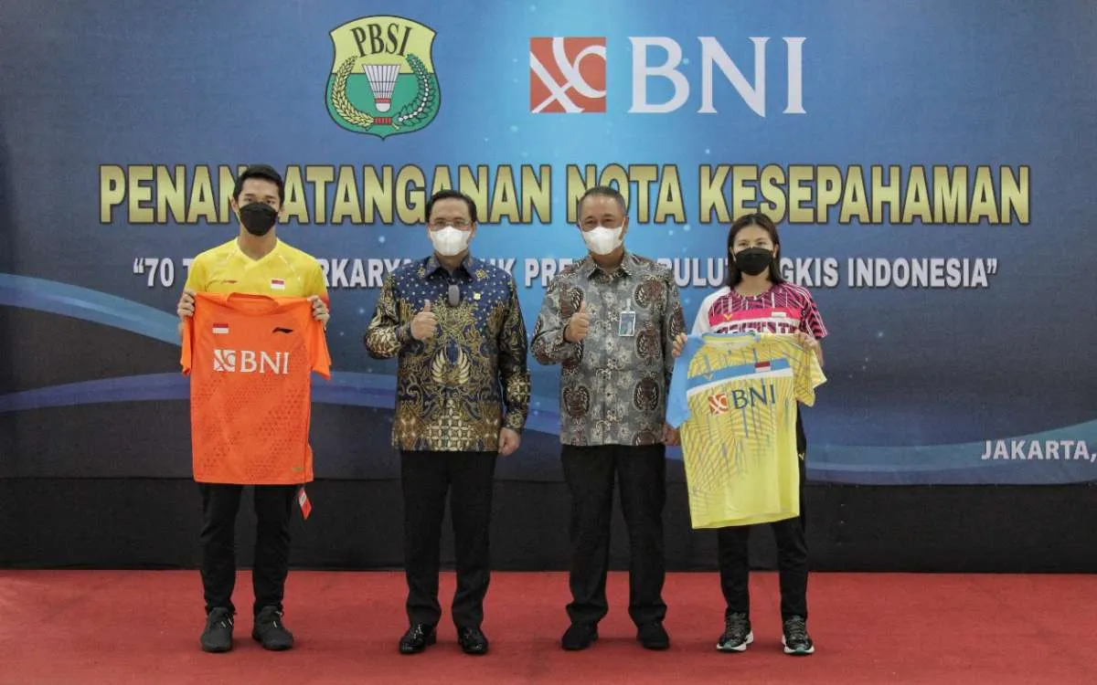 Gandeng PBSI, BNI jadi pendukung resmi bulu tangkis nasional
