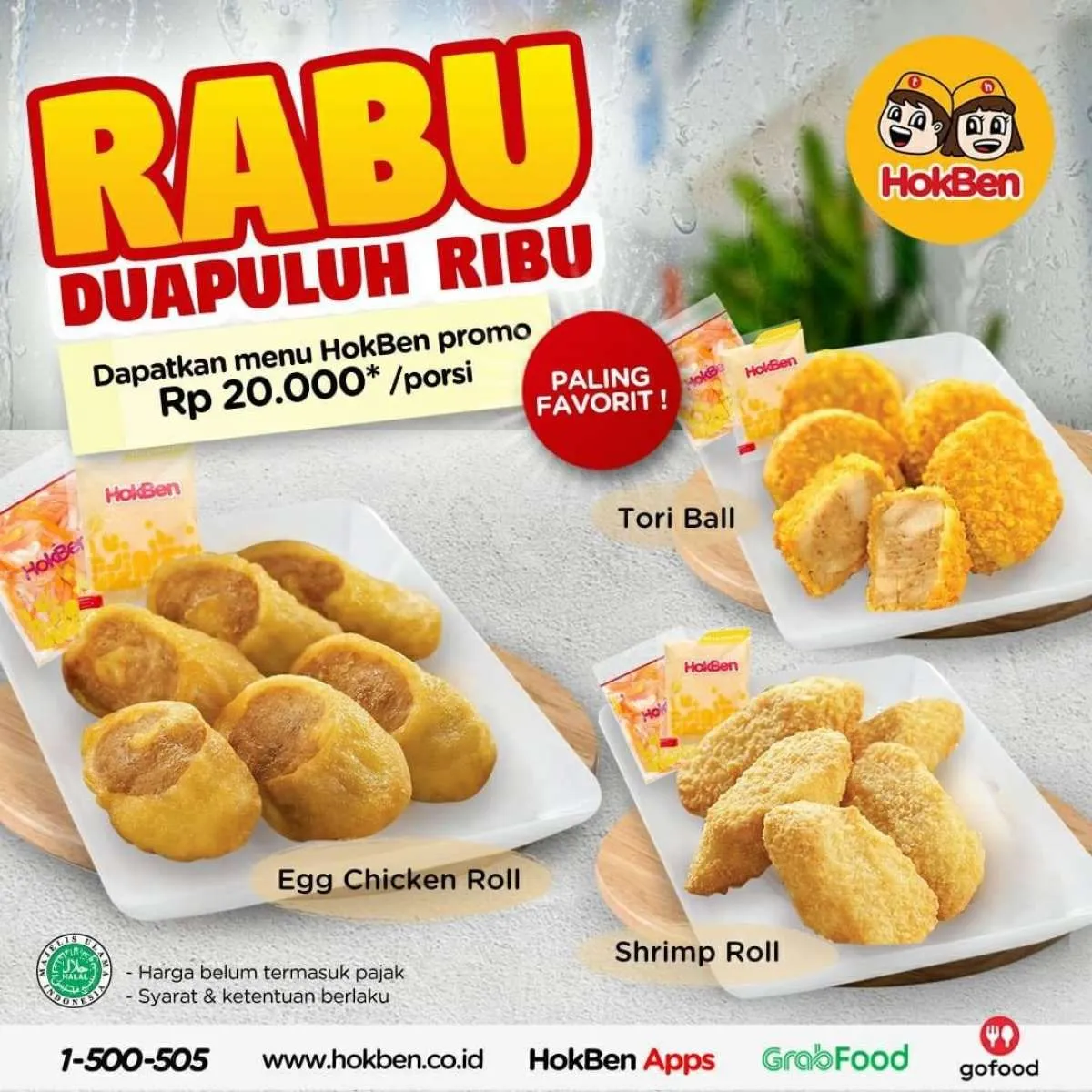 Cek! Promo HokBen hari ini 10 Februari 2021, Rp 20.000 per porsi