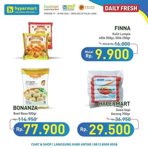 Promo JSM Hypermart Hyper Diskon Weekend Periode 17-20 Mei 2024