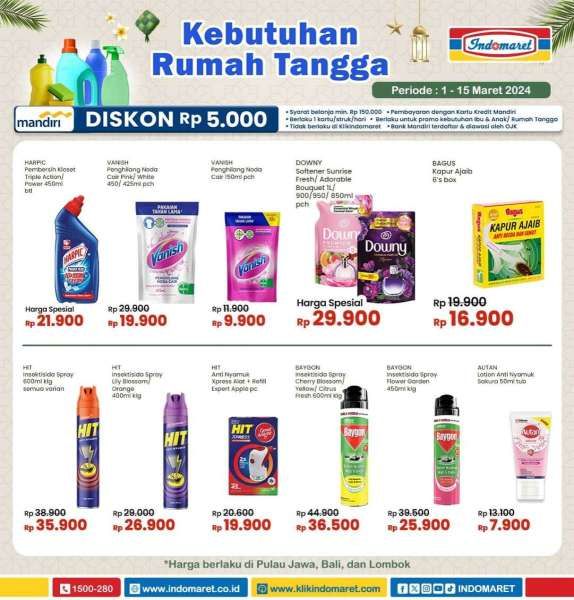 Promo Indomaret Super Hemat Periode 1-15 Maret 2024