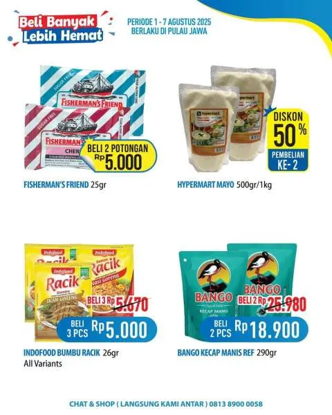 Promo Hypermart Beli Banyak Lebih Hemat Periode 1-7 Agustus 2025