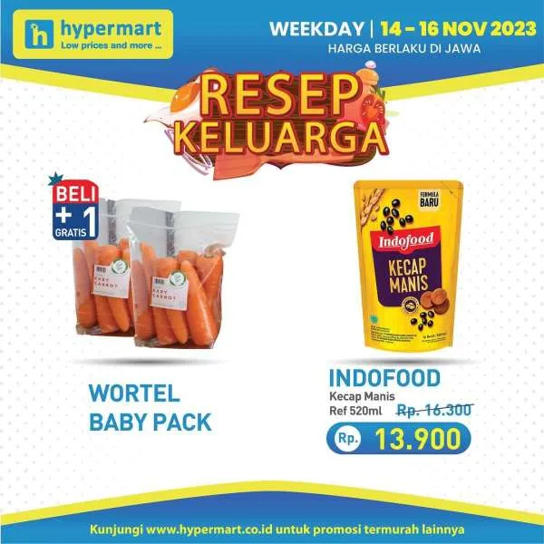 Promo Hypermart Hyper Diskon Weekday Periode 14-16 November 2023