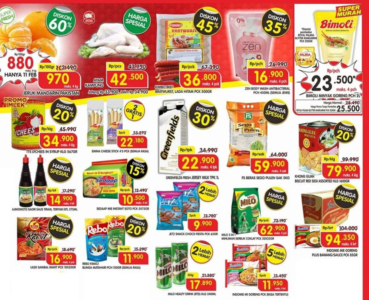 Promo JSM Superindo tiba lebih awal, 11-14 Februari 2021!
