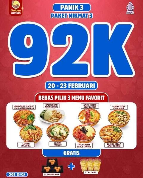 Promo Golden Lamian Panik 3