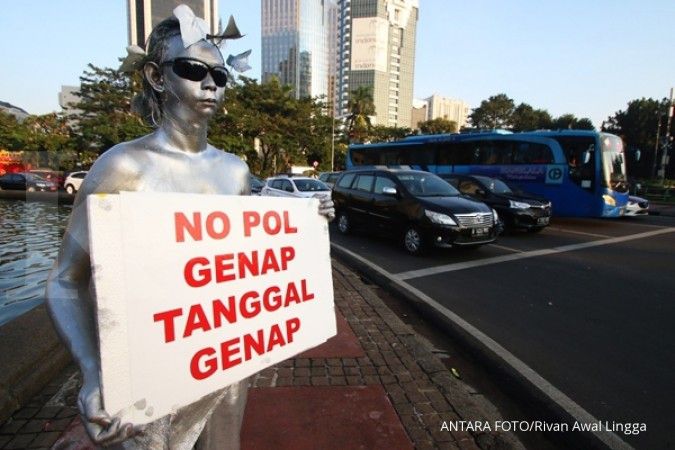 Pelanggar Nopol Ganjil-Genap terus meningkat