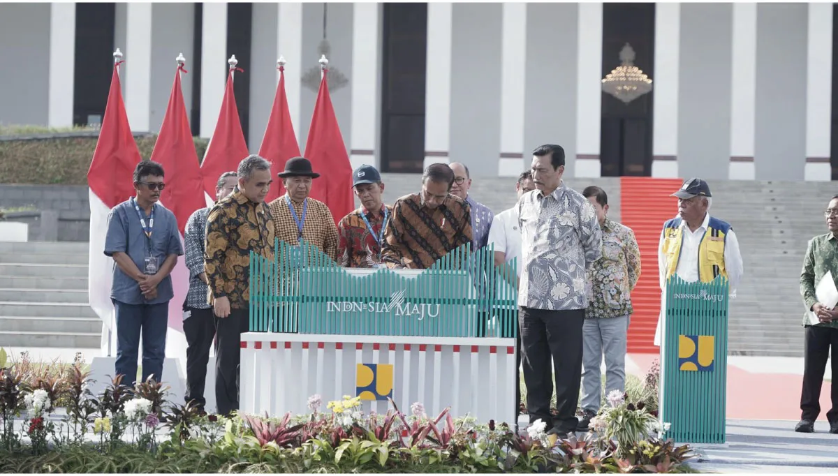 Presiden Jokowi Resmikan Istana Negara IKN Karya WIKA KSO