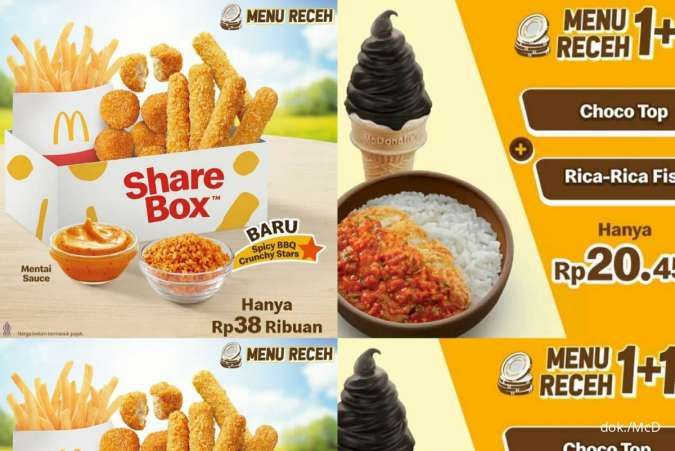 Promo McD Terbaru Sepanjang 2023, Hemat Beli Menu Receh dan Menu Receh 1+1 Rp 20.000