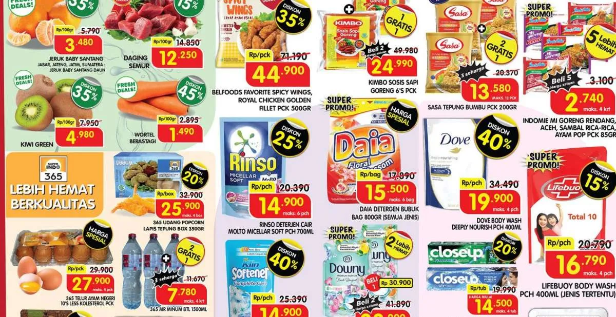 Promo Superindo Weekday 16 Januari 2024 Harga Spesial Hanya 4 Hari, Ada Diskon 40%