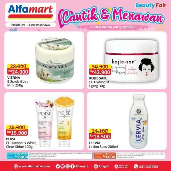 Harga Promo Alfamart Hari Ini 1-15 Desember 2022