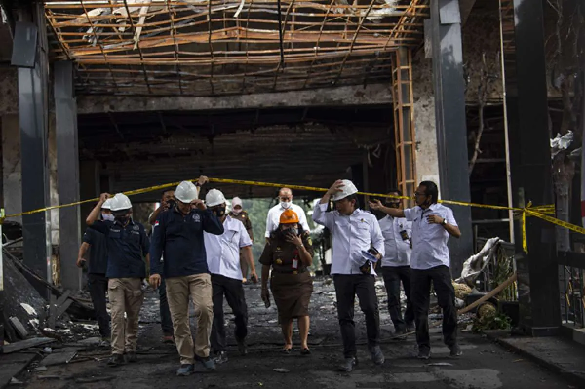 Polri: Bukan korsleting listrik, kebakaran Kejaksaan Agung mengarah ke pidana