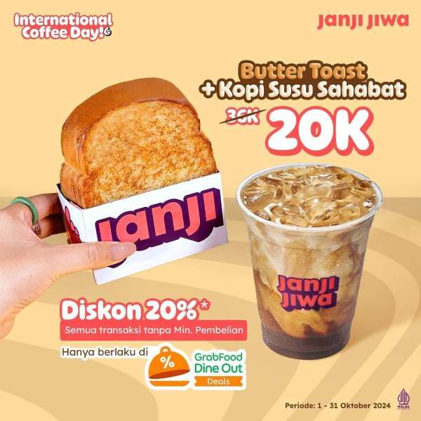 Promo Hari Kopi Sedunia di Janji Jiwa Oktober 2024