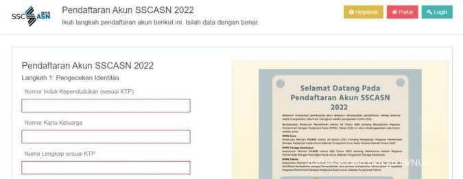 Buka Sscasn.bkn.go.id untuk Buat Akun PPPK 2022, Bergini Caranya