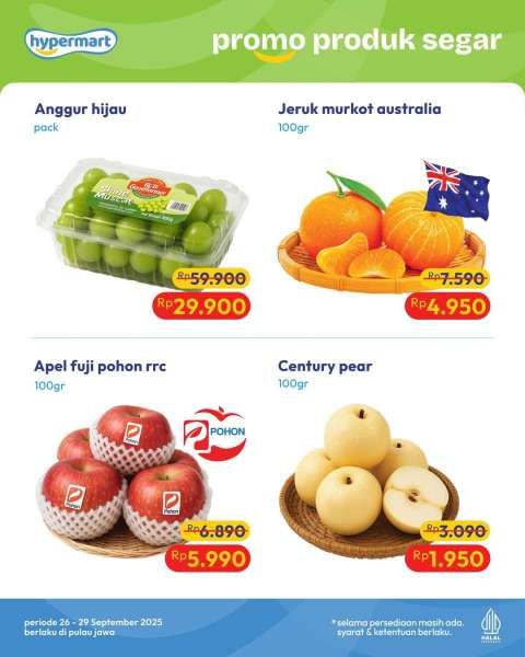 Promo JSM Hypermart Hyper Diskon Weekend Periode 26-29 September 2025