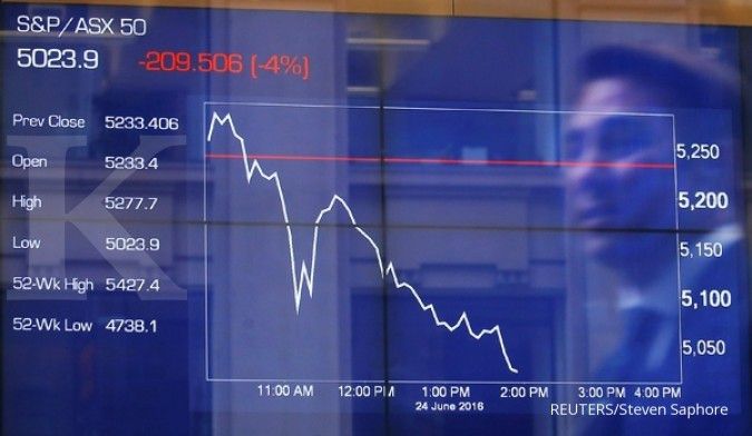 Bursa Asia diluar Jepang masih terguncang Brexit