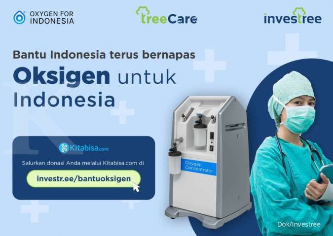 Investree Berdonasi & Galang Dana Bersama Kitabisa.com & Oxygen for Indonesia Sediakan Oksigen Konsentrator Rumah Sakit