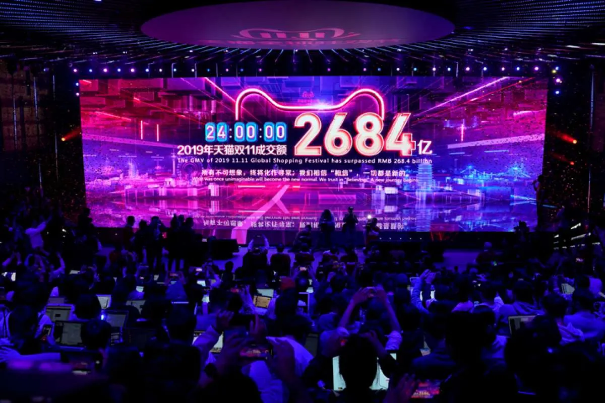 Pecahkan rekor, Alibaba gelar singles' day 11.11 tahun 2021 bersama 290.000 brand
