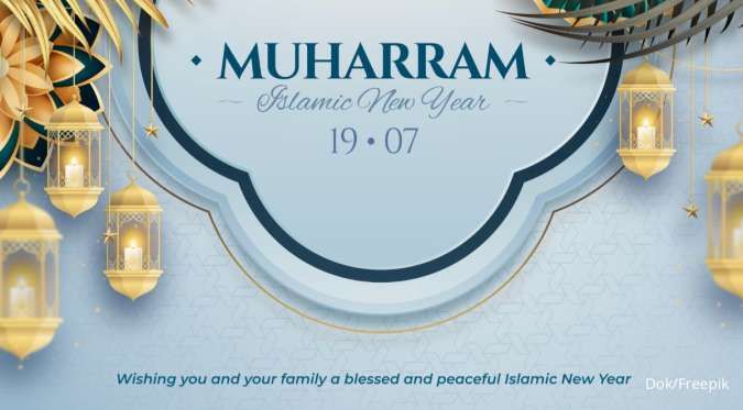 30 Kartu Ucapan Tahun Baru Islam 1445 H Desain Keren, Lengkap dengan Doa
