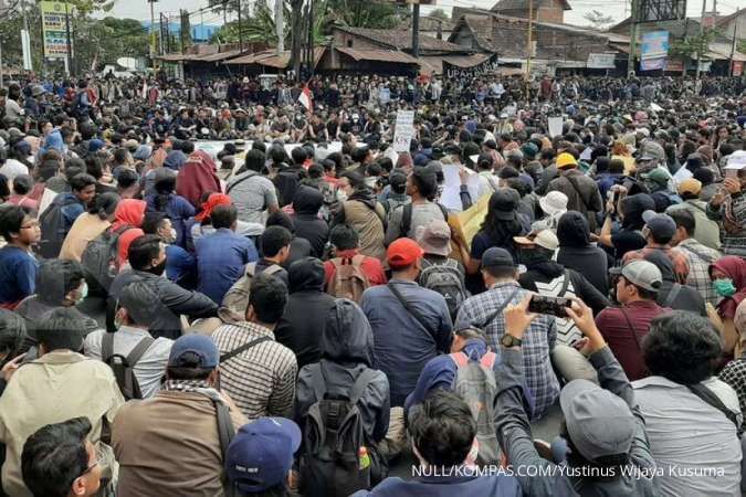 #GejayanMemanggil, ribuan mahasiswa demo di Yogyakarta tolak UU KPK dan RUU KUHP