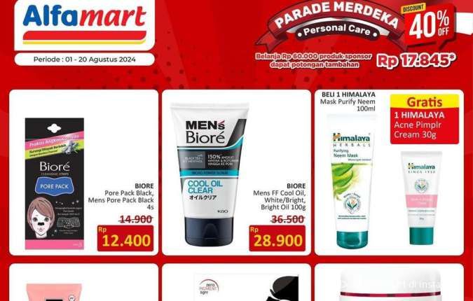 Promo Alfamart Spesial Kemerdekaan Hari Ini, Produk Personal Care Harga Lebih Murah