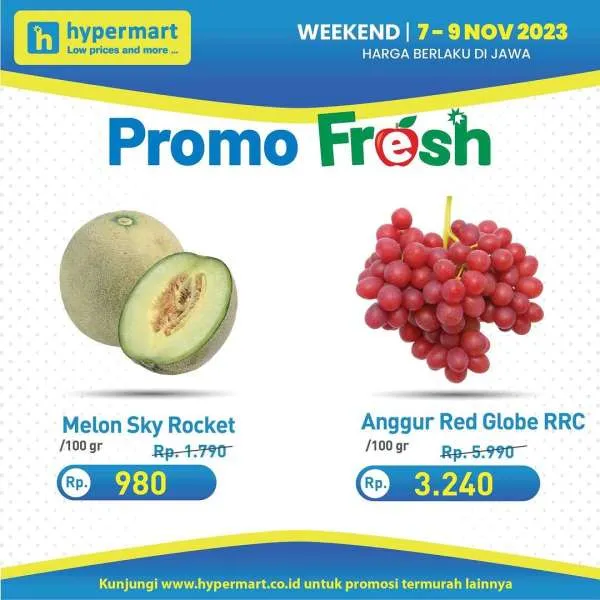 Promo Hypermart Hyper Diskon Weekday Periode 7-9 November 2023